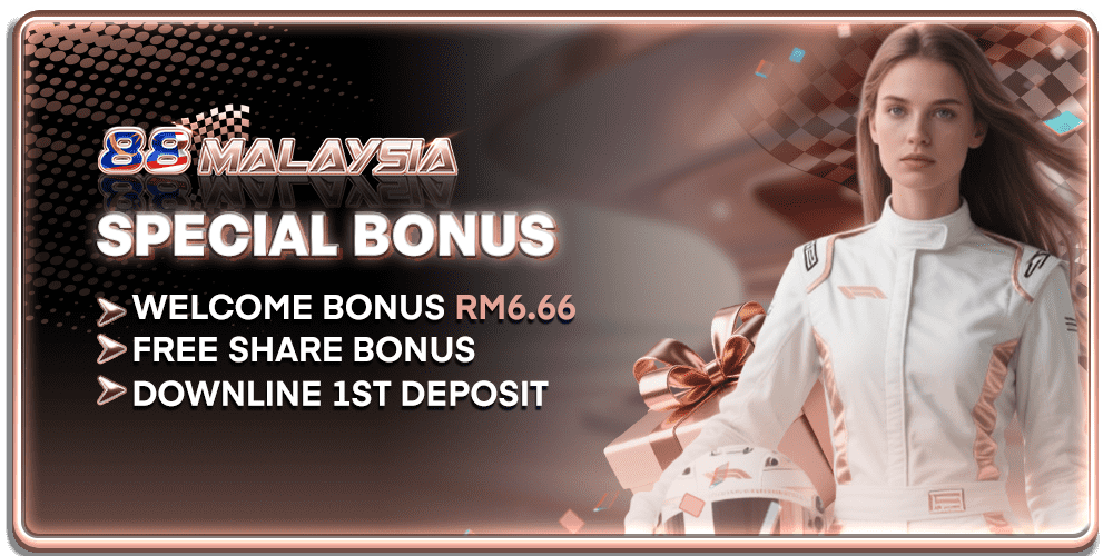 88Malaysia New Member Free Credit RM100