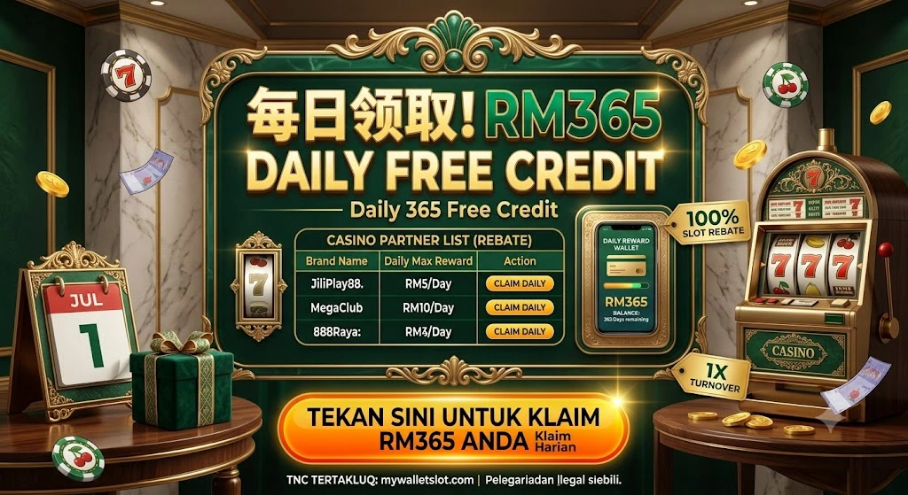 Free Credit 365 Hari Slot 2026 Malaysia Premium Games from JILI and 918kiss